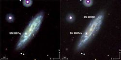 （銀河NGC 2770の可視光画像）