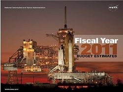NASA 2011年度予算案の表紙の画像