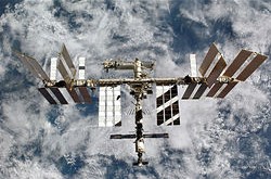 （国際宇宙ステーション（ISS）の画像）