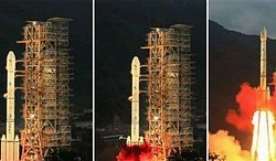 （嫦娥2号の打ち上げの画像）