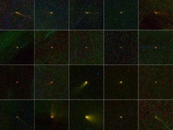 （「NEOWISE」ミッションで発見された彗星の画像）