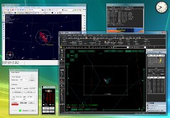 （ASCOMのPOTHを使ってステラナビゲータ Ver.9 とCartes du Cielから1台の望遠鏡を同時制御する例）