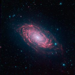 （りょうけん座のM63銀河の画像）