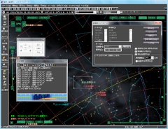 （ステラナビゲータ Ver.9の「望遠鏡スタイル」でミード LSを制御する例）