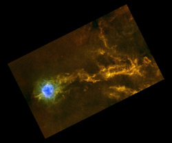 IC 5146に見えるフィラメント