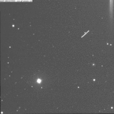 オーストラリアのサイディングスプリング天文台で撮影された小惑星2011 MD