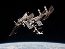 国際宇宙ステーションの写真
