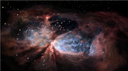 星形成領域「S106」の立体動画のひとコマ
