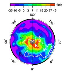 水星表面の残留磁場