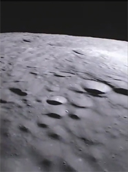 「グレイル」がとらえた月の動画の一コマ