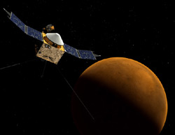 火星の上層大気を探査する「メイブン」