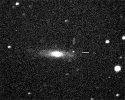 超新星2013huの発見画像