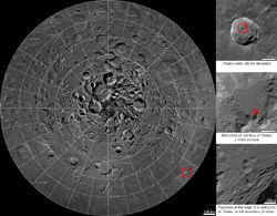 公開された月面画像のサンプル図