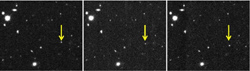 2012年5月に撮影された小惑星2012 VP113