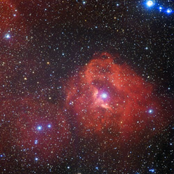 赤い輝線星雲Gum 41