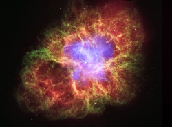 超新星残骸「かに星雲」のパルサー