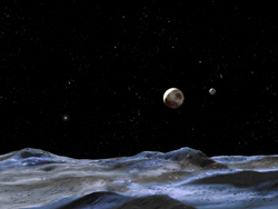 冥王星の風景
