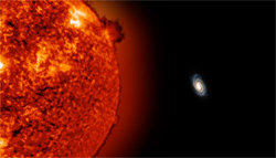 ULAS J0744+25から見る天の川銀河の円盤