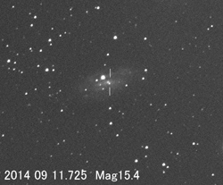 超新星2014dgの発見画像