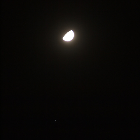 (月と木星の接近)