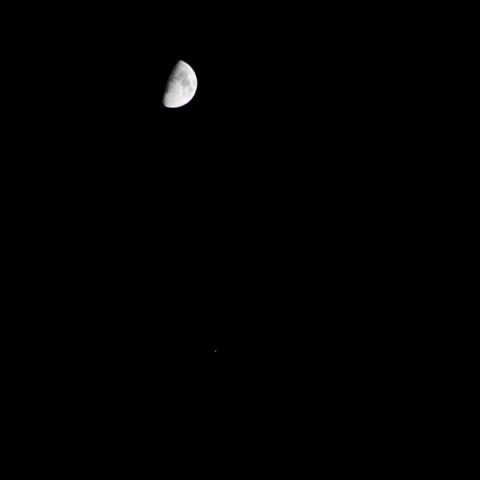 (月と木星)