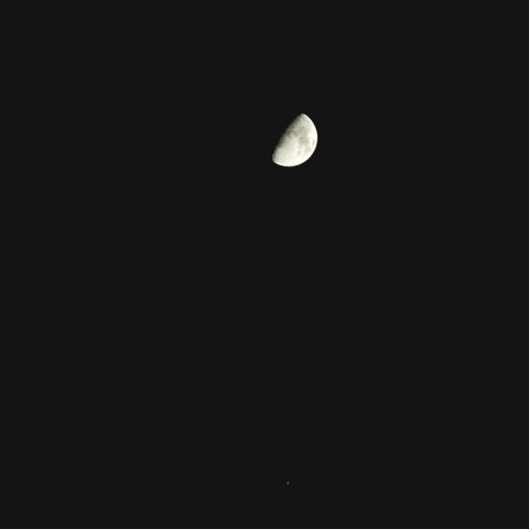 (月と木星の接近)