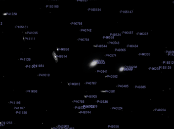 PGCで表示される銀河