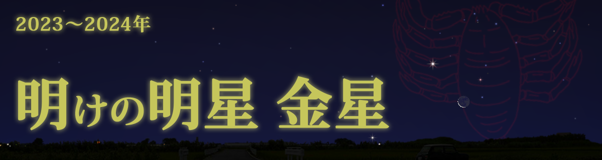 【特集】明けの明星 金星（2023～2024年）