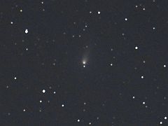 （佐藤嘉宏氏撮影のリニア彗星の写真）