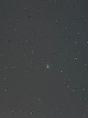 （廣田康幸氏撮影のリニア彗星の写真）
