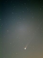 （宇都正明氏撮影のリニア彗星の写真）