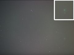 （田村稔氏撮影のリニア彗星の写真）