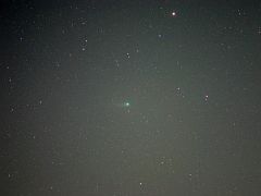 （北澤直樹氏撮影のリニア彗星の写真）
