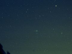 （村田和彦氏撮影のリニア彗星の写真）