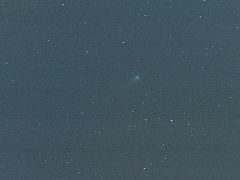 （久保庭敦男氏撮影のリニア彗星の写真）