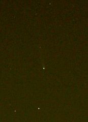 （山本雅運氏撮影の3月9日の池谷・張彗星の写真）