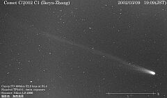 （好見勝美氏撮影の3月9日の池谷・張彗星の写真 1）