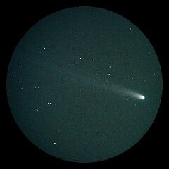（野田司氏撮影の3月10日の池谷・張彗星の写真）