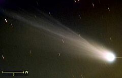 （那賀川町科学センター撮影の3月11日の池谷・張彗星の写真 1）