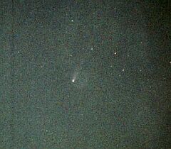（田子十兵衛氏撮影の3月11日の池谷・張彗星の写真）