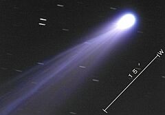 （高崎繁樹氏撮影の3月11日の池谷・張彗星の写真）