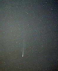 （山田由雄氏撮影の3月11日の池谷・張彗星の写真）