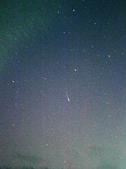 （野田司氏撮影の3月13日の池谷・張彗星の写真）