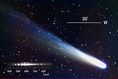（田中一幸氏撮影の3月13日の池谷・張彗星の写真 1）