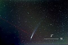 （田中一幸氏撮影の3月13日の池谷・張彗星の写真 2）