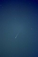 （吉本勝己氏撮影の3月13日の池谷・張彗星の写真）