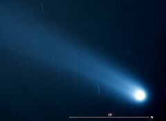 （茂木弘光氏撮影の3月15日の池谷・張彗星の写真）