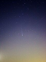 （橋口清氏撮影の3月16日の池谷・張彗星の写真）