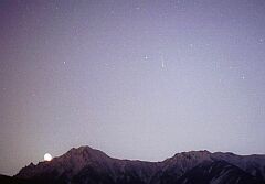 （高橋次生氏撮影の3月16日の池谷・張彗星の写真）