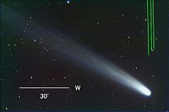 （田中一幸氏撮影の3月17日の池谷・張彗星の写真）